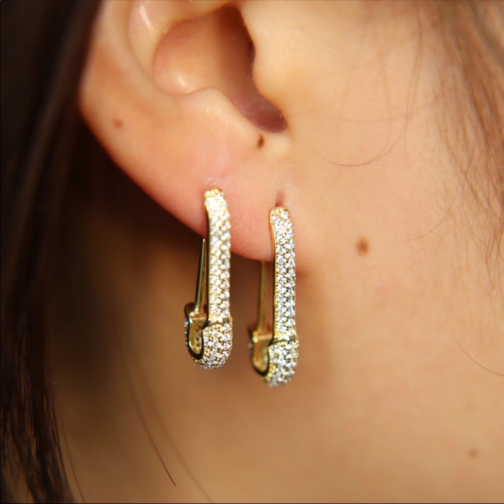 Safety Pin Earrings